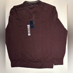 Denver Hayes Maroon Crewneck Sweater